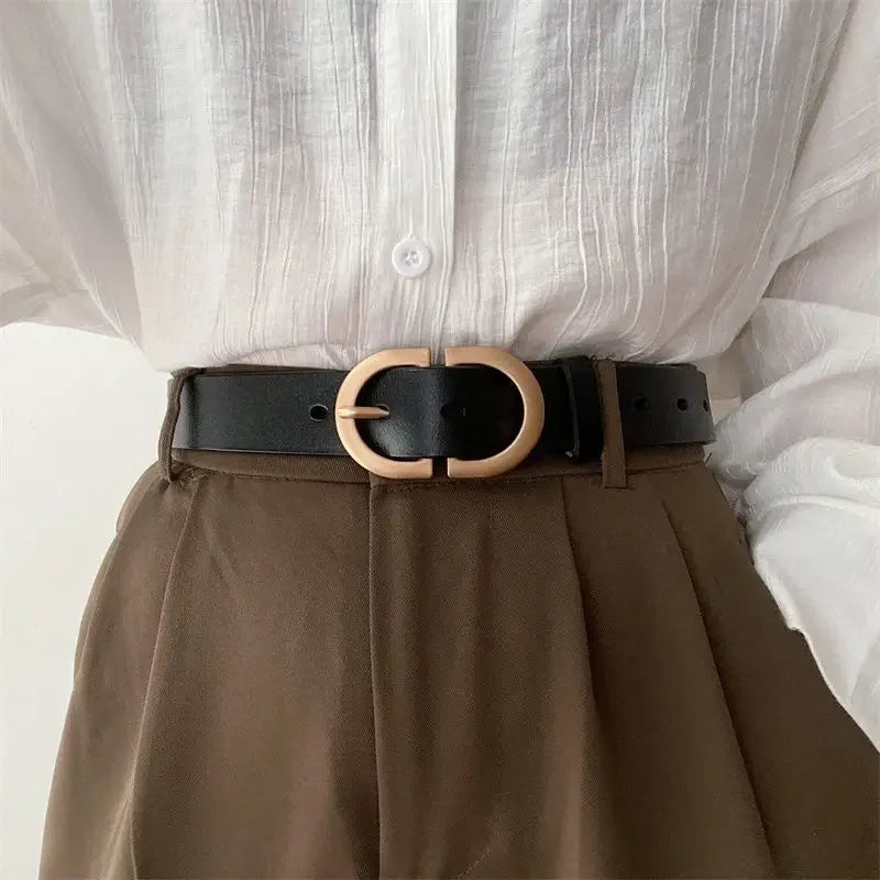 Women's Trousers Belt Women’s Designer Belts Fashion Casual Black Belt Female Women Belt for Jeans Belts Ladies Waist Belts CY07