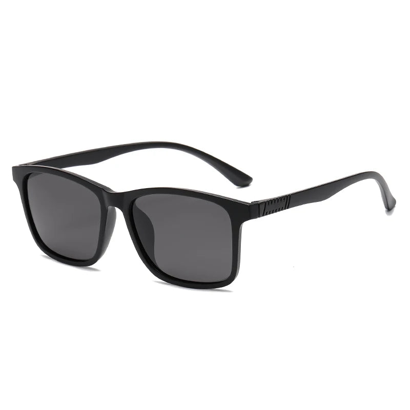 2024 New Men's Business Polarized Sunglasses Square Frame Fashion Sunglasses Outdoor Fishing Driving