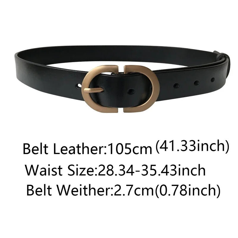 Women's Trousers Belt Women’s Designer Belts Fashion Casual Black Belt Female Women Belt for Jeans Belts Ladies Waist Belts CY07