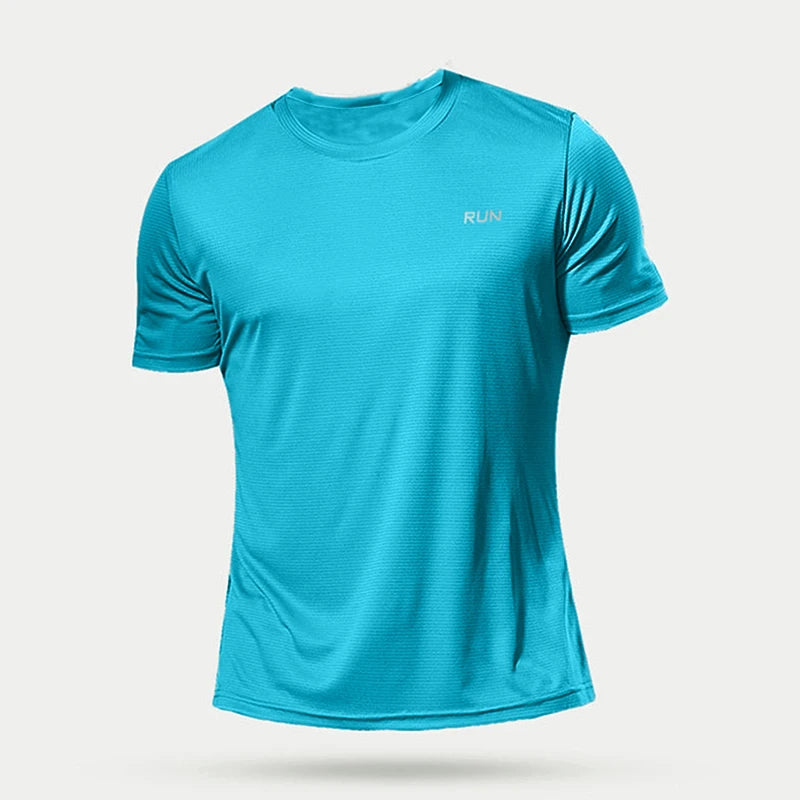 Running Shirts Soccer Shirts Men's Jersey Sportswear Mens Jogging T-Shirts Quick Dry Compression Sport T-Shirt Fitness Gym