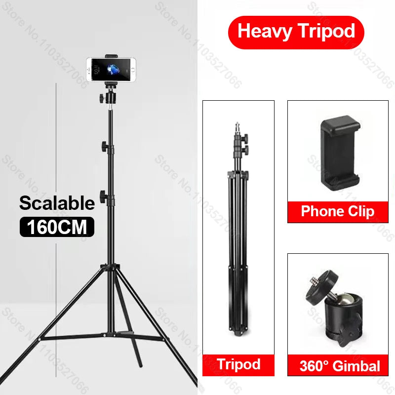 Mobile Phone Live Support Photo Tripod Multi-functional Video Recording Selfie Landing Tripod