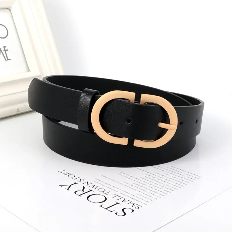 Women's Trousers Belt Women’s Designer Belts Fashion Casual Black Belt Female Women Belt for Jeans Belts Ladies Waist Belts CY07